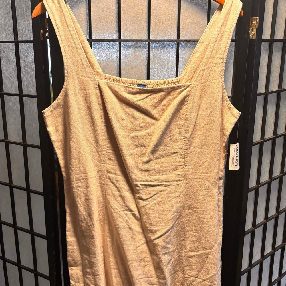 Old Navy Beige Smocked Top